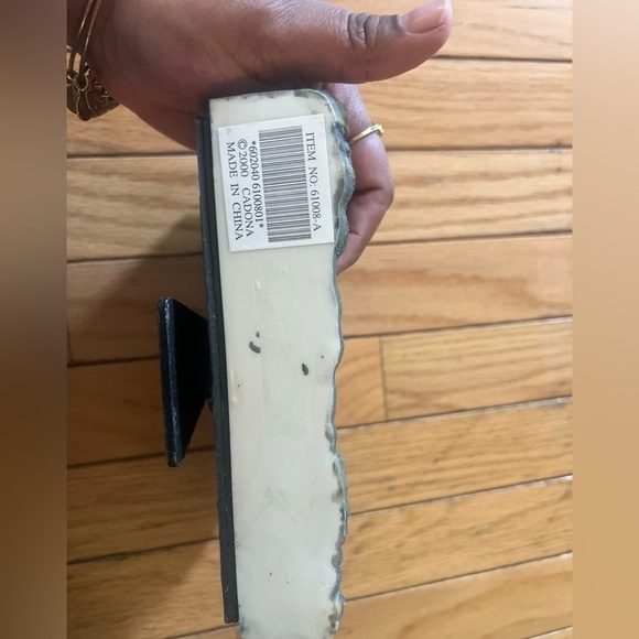 vintage dolphin picture 3D frame Water globe Ceramic Starfish Ocean Seashell - Picture 6 of 8